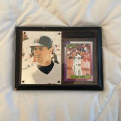 Will Clark Frame And Card 