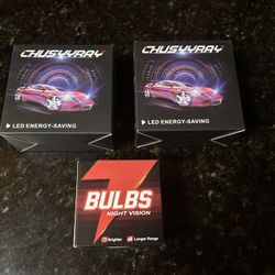 LED Headlight Fog Light Bulbs Upgrade Kit