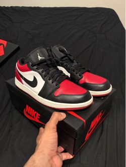 Jordan 1 low Bred Toe