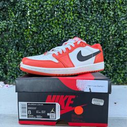 Jordan 1 Low Starfish Size 8