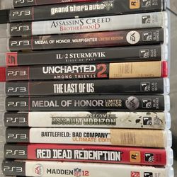 PS3 Games - $10