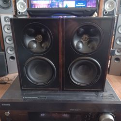 INTEGRA DTR-4.6 HOME THEATER RECEIVER AND KLIPSCH WB14 BOOKSHELF SPEAKERS $500 FINAL PRICE 