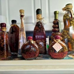 Gourmet Condiments Decor Bottles 
