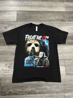Men’s Jason Voorhees Friday The 13th Shirt Large