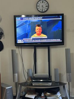 55 Inches Panasonic TV & Panasonic Surrounds System And TV Stand