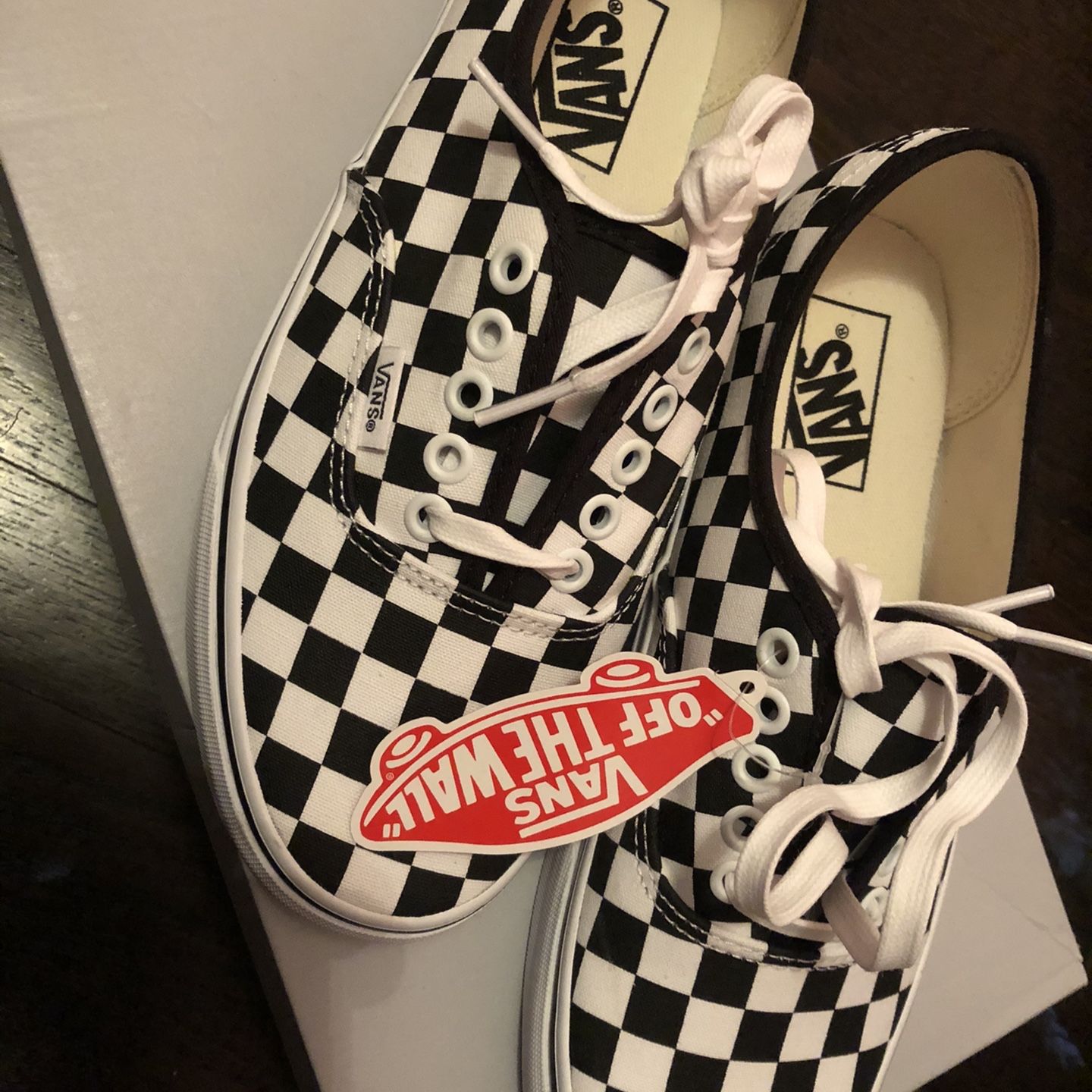 Checkered Vans