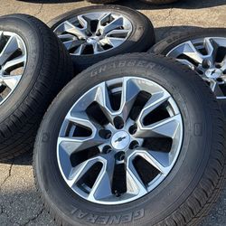 WHEELS OEM 20” CHEVY STOCK 🔥🔥