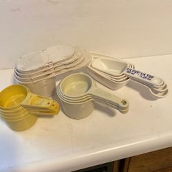 Measuring cups. One dollars each.