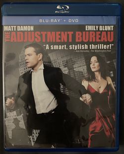 The Adjustment Bureau Matt Damon DVD Blu-Ray Disc