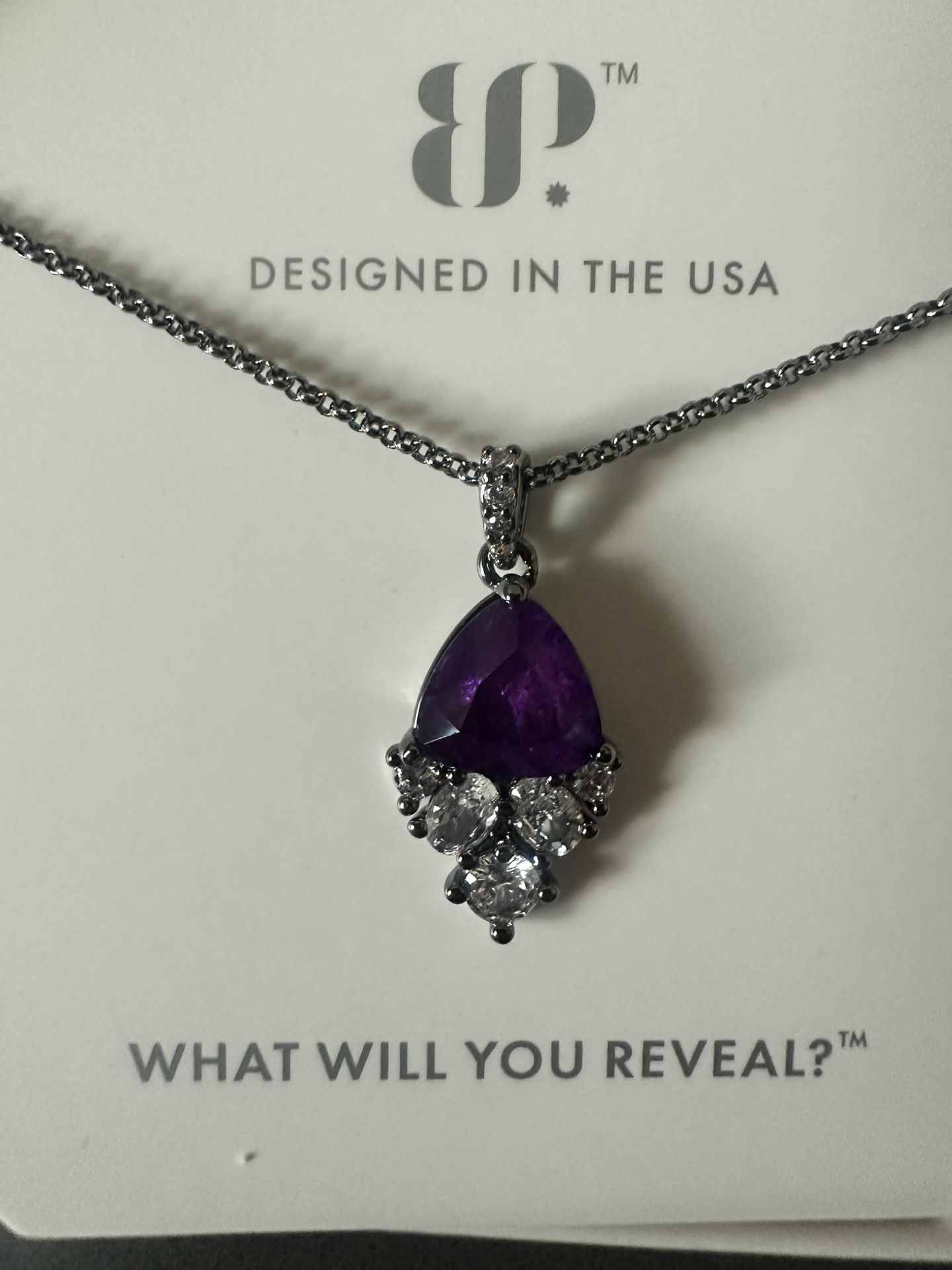 Amethyst Fused Necklace- Bomb Party
