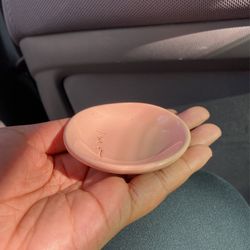 Tiny Pink Jewelery Saucer