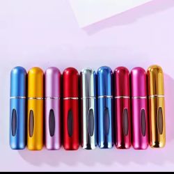 5PCS Mini Refillable Perfume Atomizer Spray Bottles 5ml Travel Size Leak-Proof