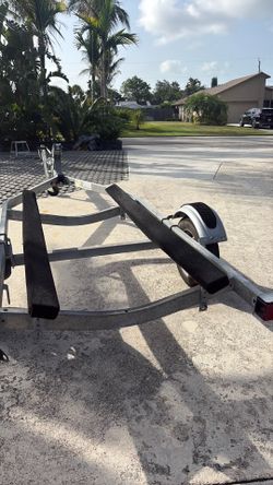Galvanized single Jet Ski trailer