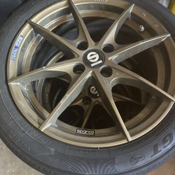 Sparco Trofeo Rims And Tired 