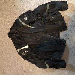 Joe Rocket Motorcycle Jacket Black Size XL