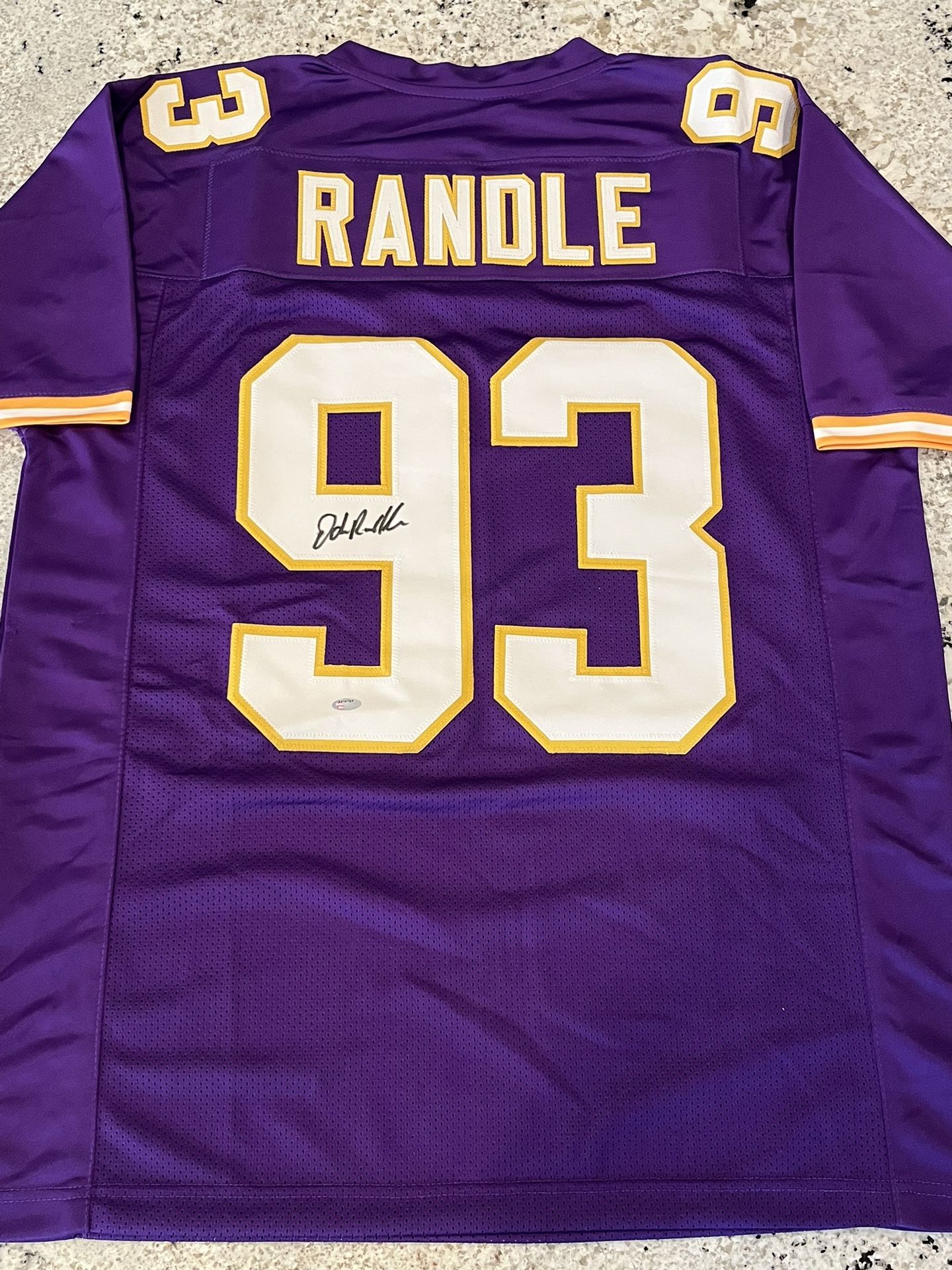 John Randle Minnesota Vikings Signed Jersey Schwartz COA