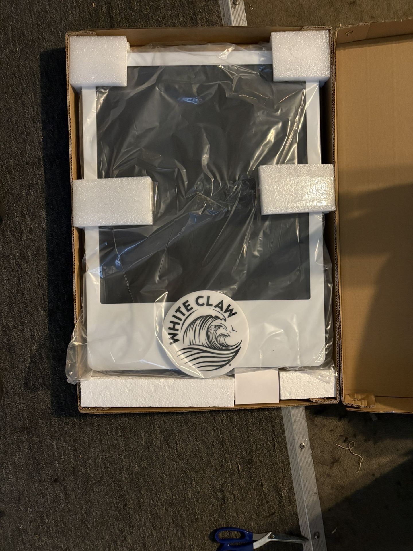 White Claw Hard Seltzer LED Sign