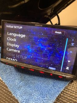 Kenwood Touchscreen head unit car audio DMX9075