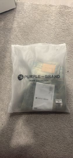 Purple jeans