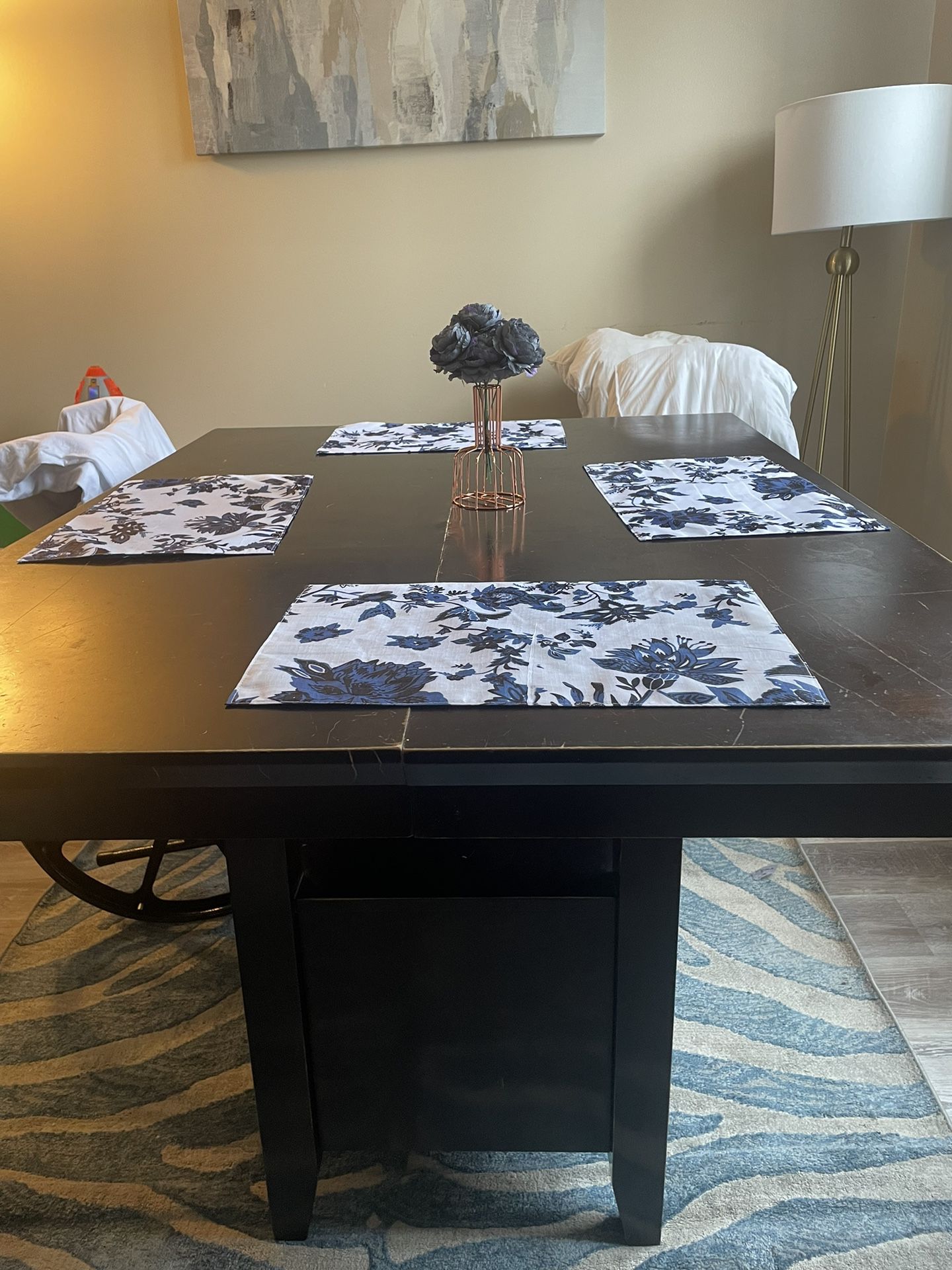 Gorgeous Well Made Wood Dining Room Table