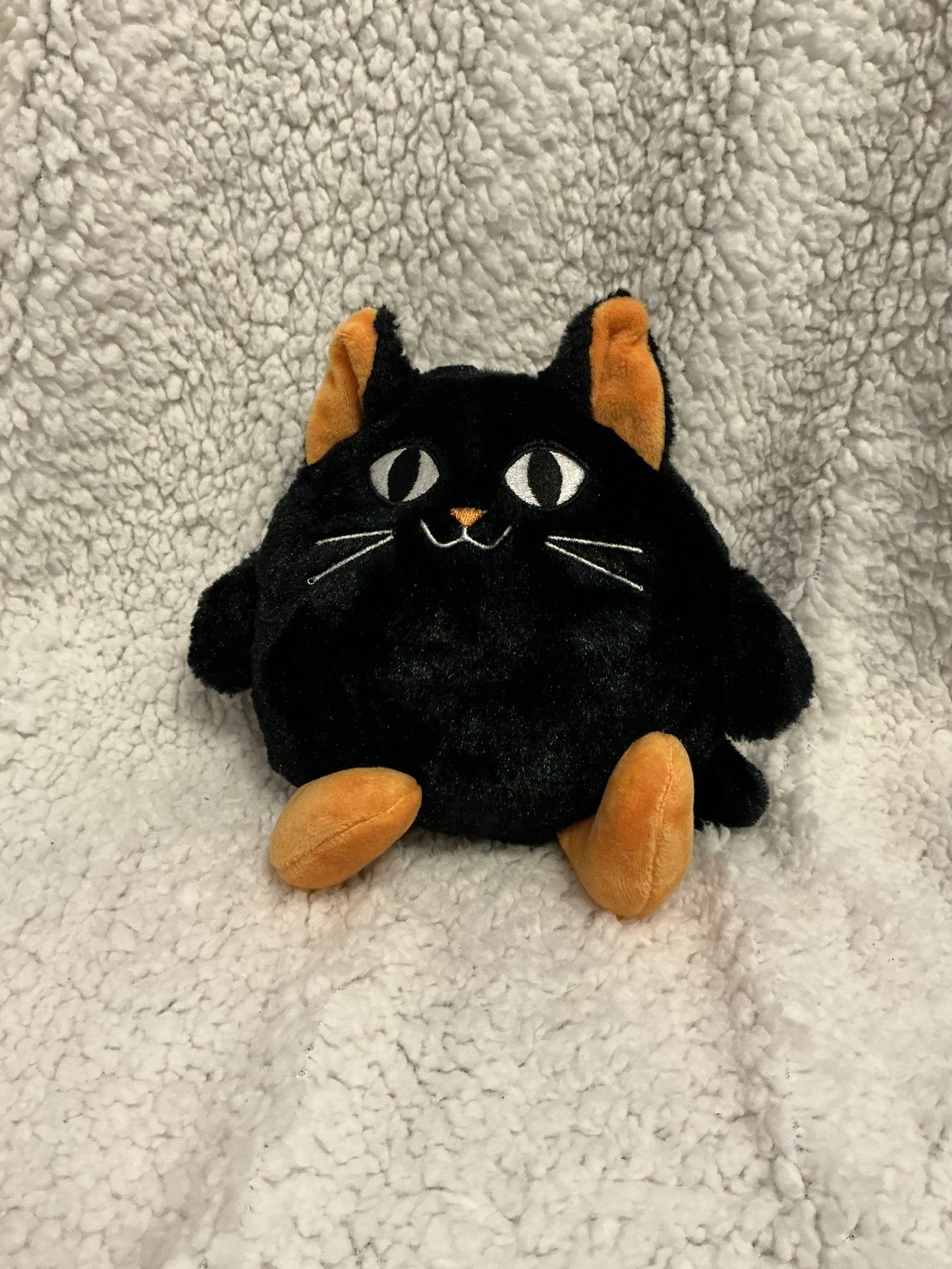 Cute Orange and Black Cat Plush