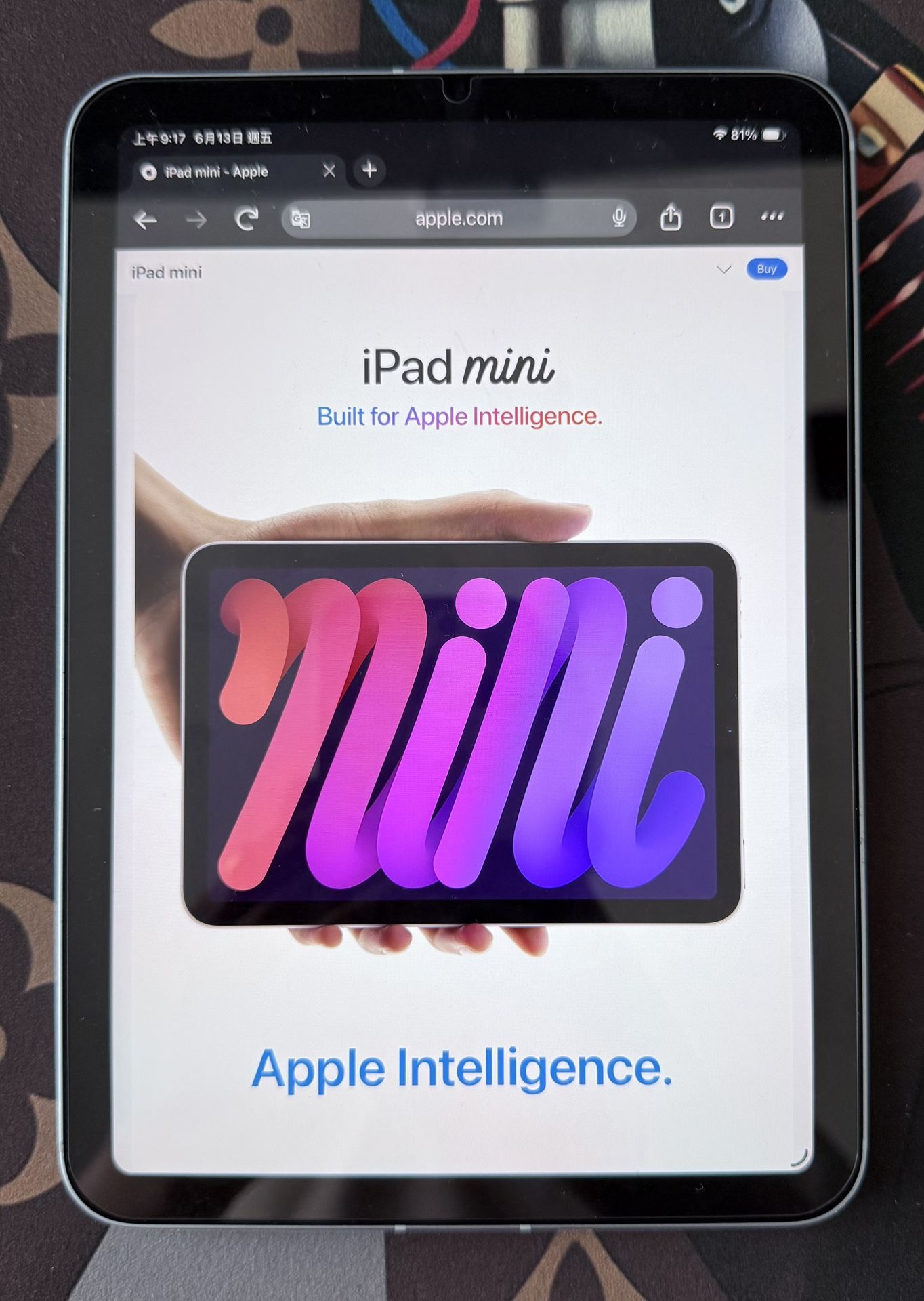 iPad Mini A17 Pro 