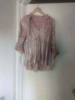 Cinq A Sept Satin Shirtdress Xs