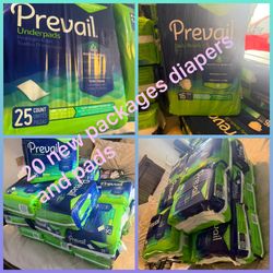 Diapers And pads $100 For All Bulk 