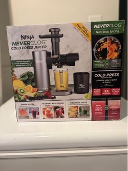 Ninja Never clog cold press juicer