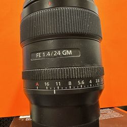 Sony - G Master FE 24mm F1.4 GM Wide Angle Prime Lens