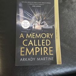 A Memory Called Empire By Arkady Martine Softcover Book