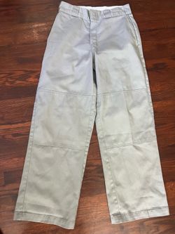 Light Gray Dickies Work Pants Double Knee