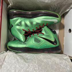 LeBron X Cutting Jade Size 11.5
