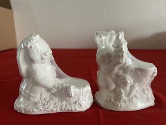 Creative Crafts, Inc., Easter Bunny Egg Holders . RARE, Collectible