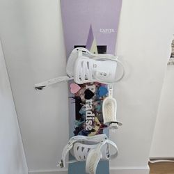 Women's Capita Paradise Snowboard & Union Bindings