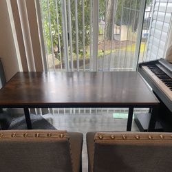 Dining Table And Two Dining Chairs 