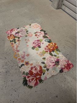 anthro floral area rug - $35 OBO