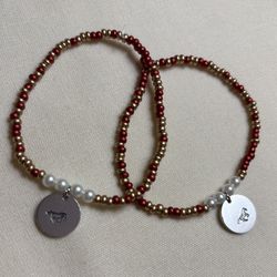 Bracelet With Horse Stamped Charm 