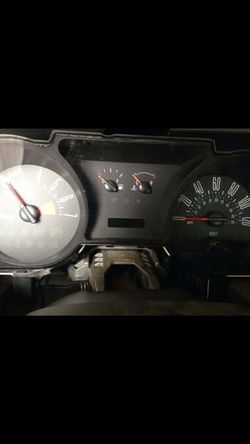 Cluster speedometer odometer