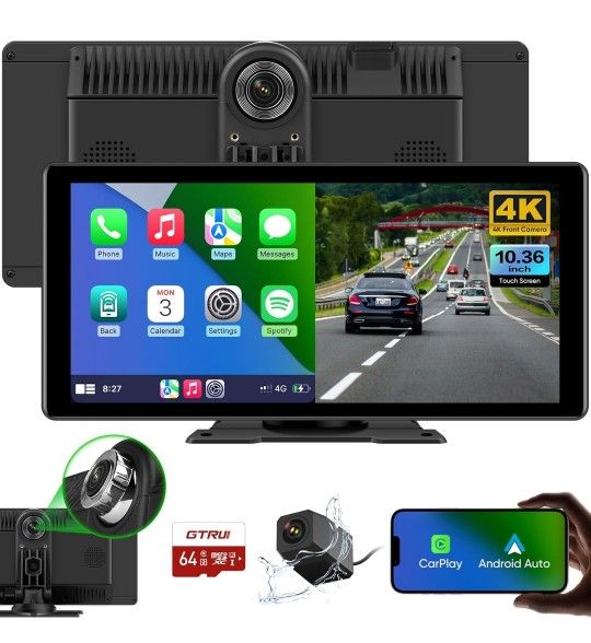 GTRUI 10.36" Touchscreen Car Stereo