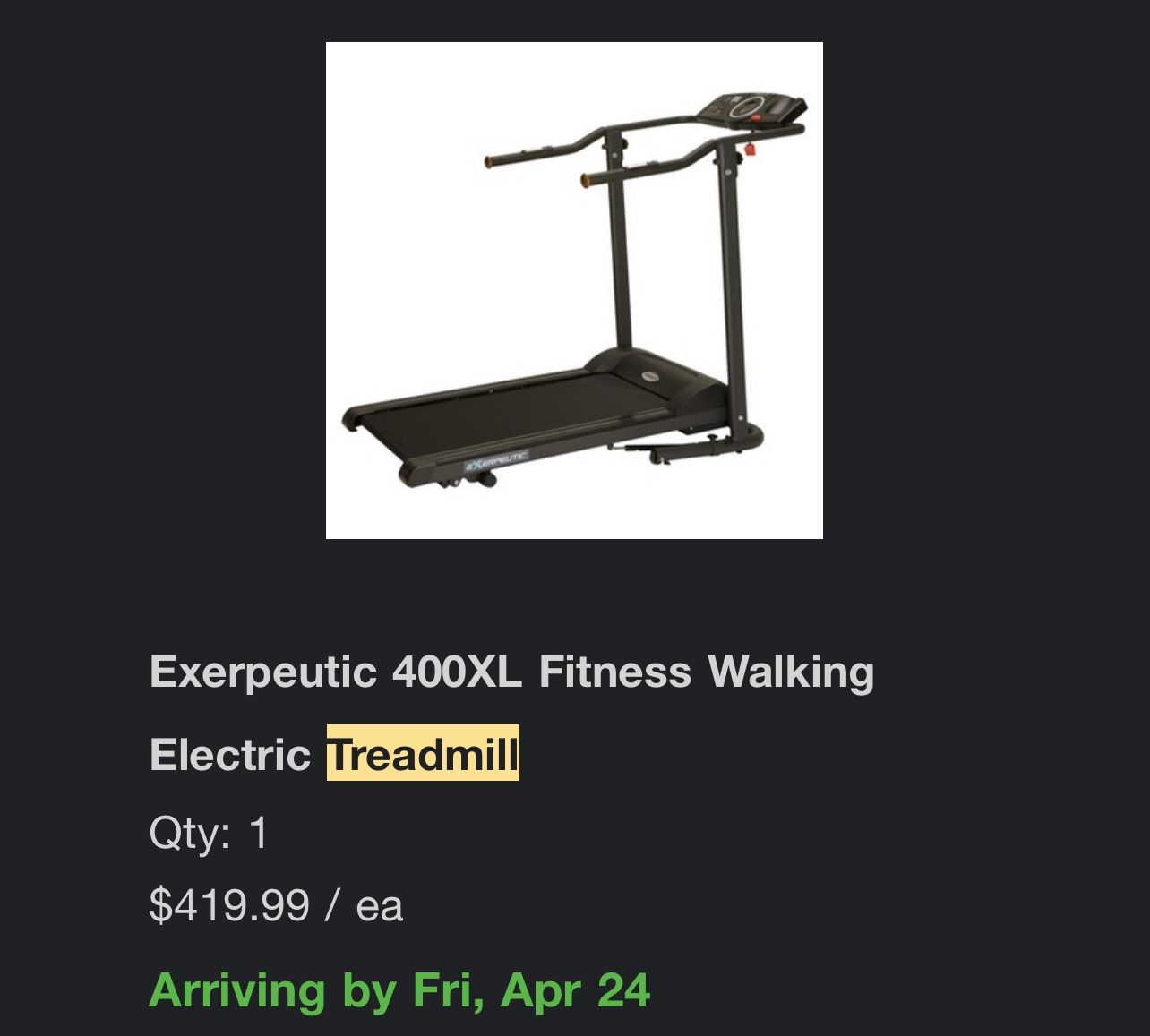 Extended Weight Range Walking Treadmill
