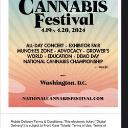 National cannabis Festival VIP TICKETS