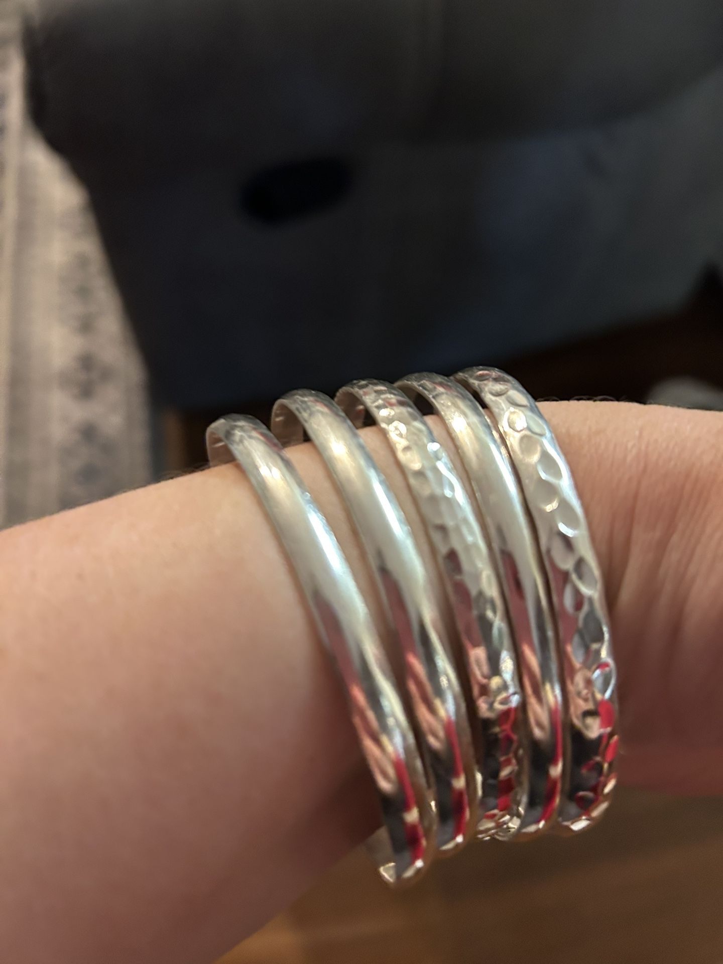 925 Sterling Silver Set Of 5Pieces