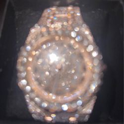 Rose Gold Moissanite Ap