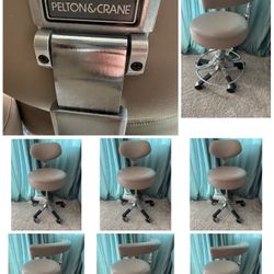 Pelton&Crane Dental Assistant Beauty  Garage Rolling Chair