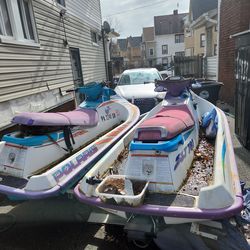 Jet skies and trailer