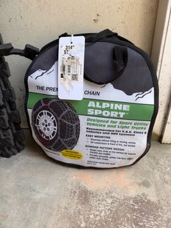 Alpine Sport Premium Snow Tire Chains – Size 2319 – Never Used