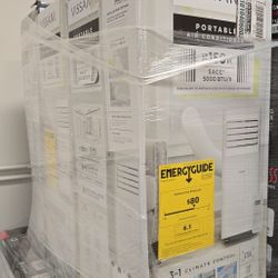 Vissani 150sq.ft 5,000 Btu Portable Air Conditioner AC Cool Dehumidifier Ventilates