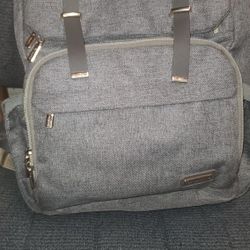 Gray Diaper Backpack 