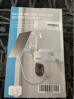 2 Solar Powered Security Cameras